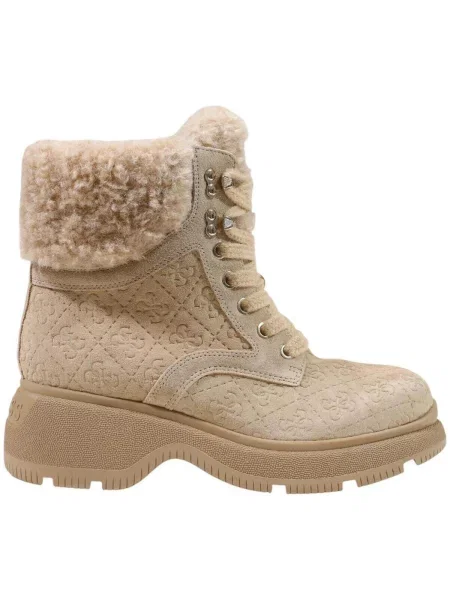 Pantofi Guess din piele bej