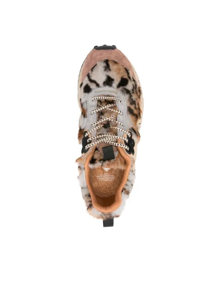 Sneakersy Flower Mountain zamszowe w kwiatki szare