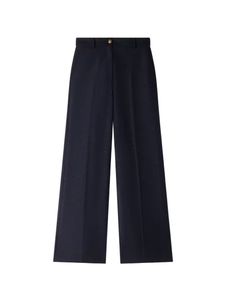 Stras pantaloni Sandro albastru