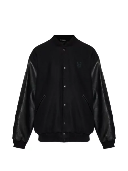 Geacă bomber Vetements cu imagine negru