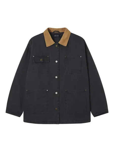 Kołnierzykowy kurtka Tout A Coup czarna