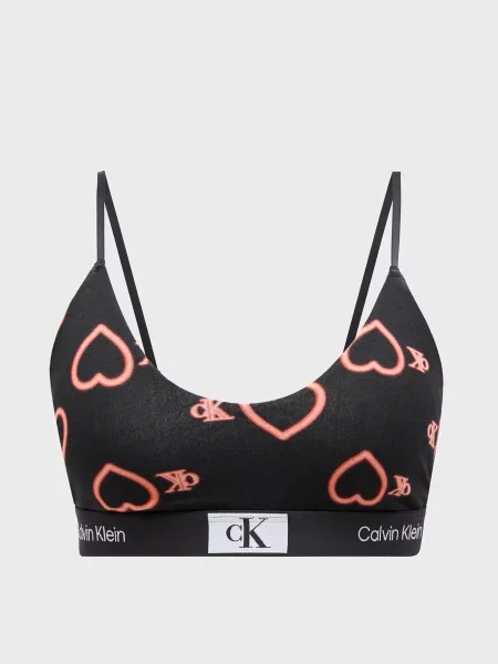 Без підкладки бюстгальтер Calvin Klein чорний