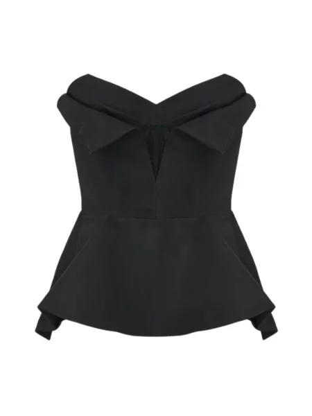Top Alexander Mcqueen czarny