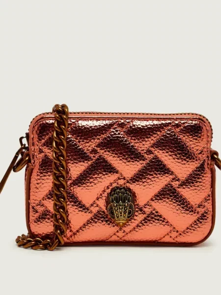 Kurt Geiger Geantă poștaș MICRO KENSINGTON roz