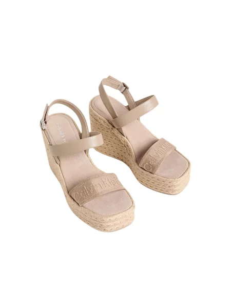 Sandali Calvin Klein s polno peto bež