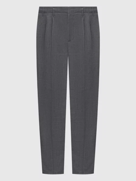Шерстяные брюки Brunello Cucinelli серые