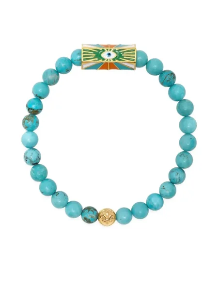 Гривна Nialaya Jewelry мъниста златисто