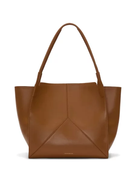 Geantă shopper Victoria Beckham maro
