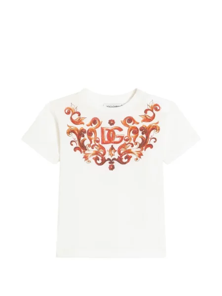 Tricou copii Dolce & Gabbana alb