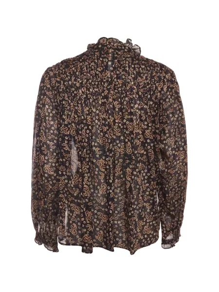 Top Marant Etoile cu model floral cu imagine negru