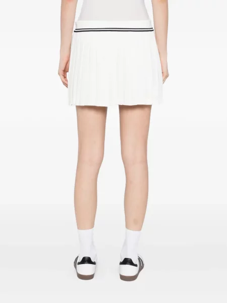 Плисирана плисирана пола Sporty & Rich бяло