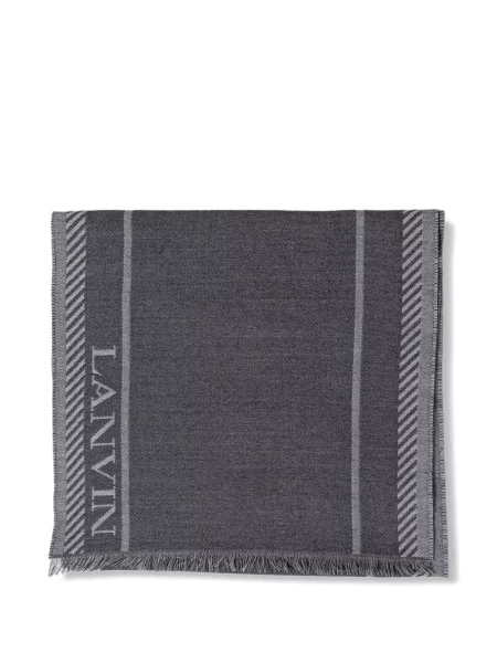 Fular Lanvin cu dungi gri