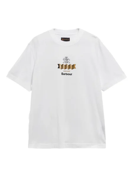 Tricou Barbour alb