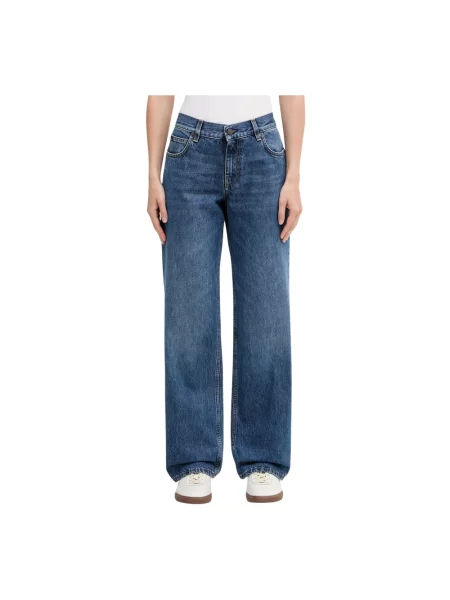 Sporty & Rich jeansy straight niebieskie