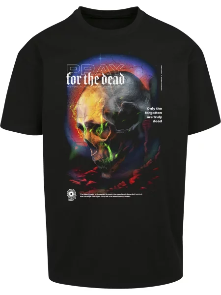 Mister Tee Póló Pray For The Dead sárga / zöld / fekete / fehér