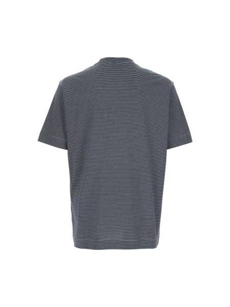 Koszulka Emporio Armani z dżerseju niebieska