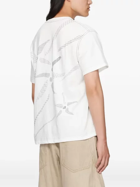 Tricou Khoki cu imagine alb