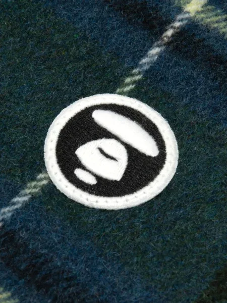 Geacă Aape By A Bathing Ape în carouri albastru