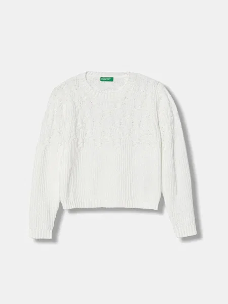 United Colors of Benetton Svetr bílý