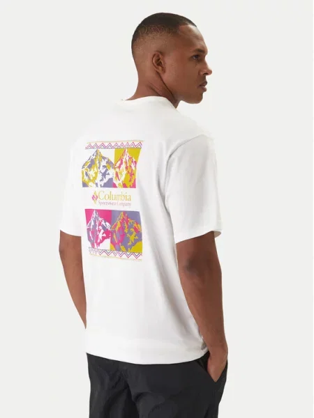 Columbia T-Shirt CSC™ Heavyweight Iconic biały