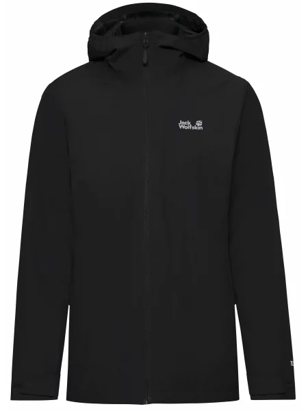 Демисезонная куртка Jack Wolfskin черная