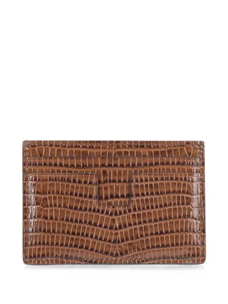 Portofel Tom Ford cu imagine clasic maro