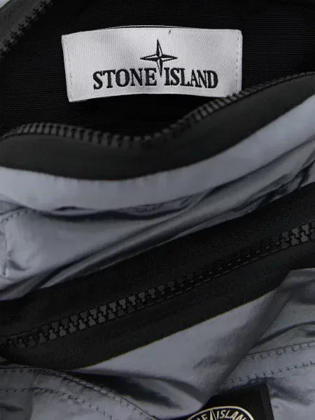 Geantă Stone Island cu strasuri gri