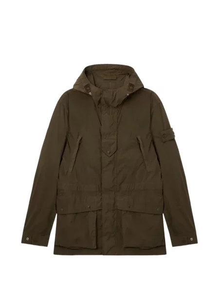 Palton Stone Island cu strasuri verde
