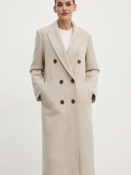 Marella SPORT De lână palton bej