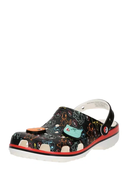 Crocs Cokle Pokemon turkizna / rumena / temno oranžna črna