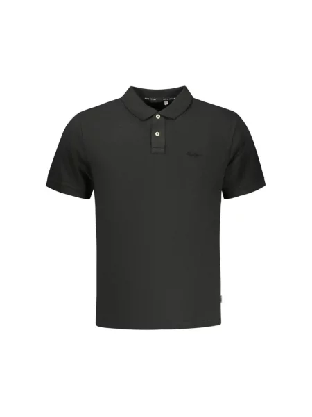 Koszulka polo Pepe Jeans z krótkim rękawem czarna