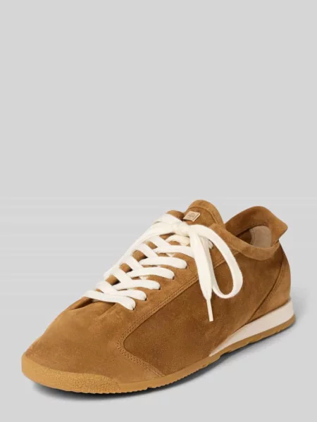 Sneakersy z naturalnej skóry z detalem z logo Högl