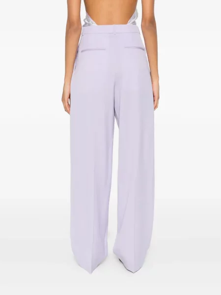 Pantaloni Wardrobe.nyc plisate violet