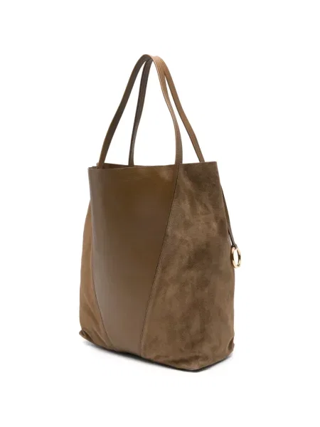 Geanta de piele Chloé din piele maro