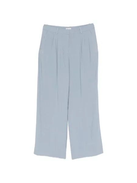 Pantaloni Gant plisate albastru
