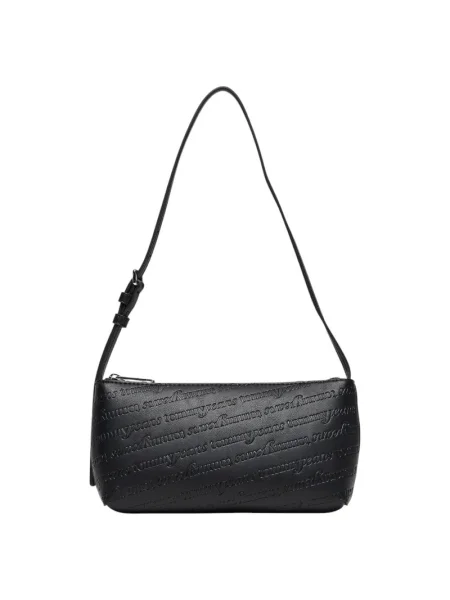 Geantă Tommy Jeans Tjw Must Aop Shoulder Bag negru