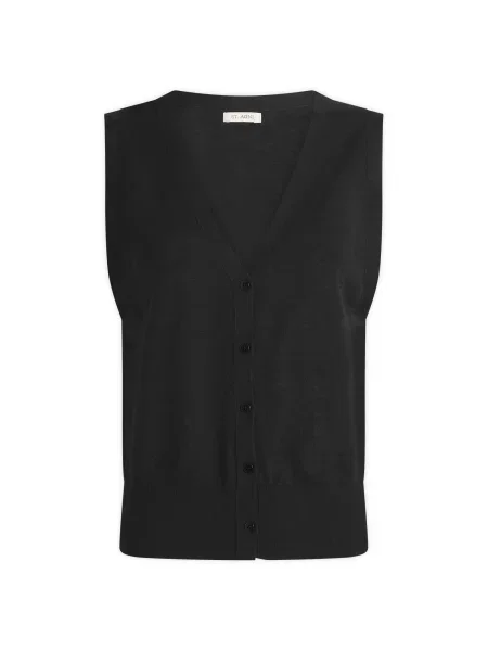 Kamizelka wełniana St. Agni wełniana czarna