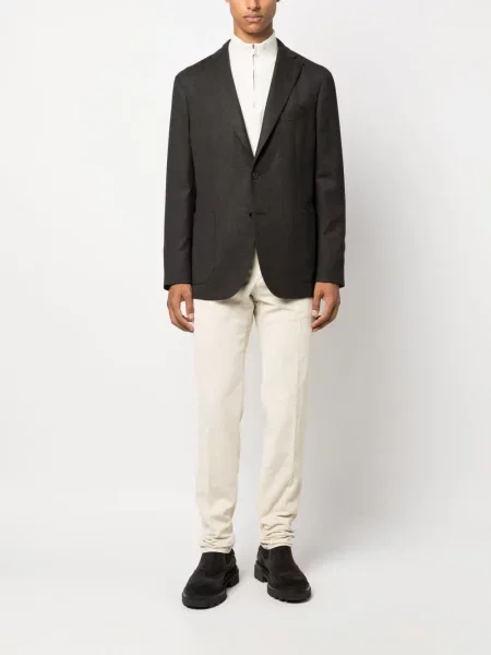 Chinos kelnes Incotex kordinis velvetas