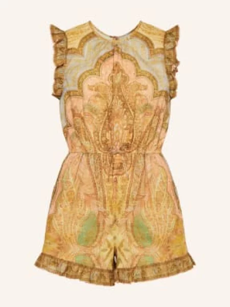 Zimmermann Kombinéza Awaken S Volánky / světle růžová / tmavě modrá béžová