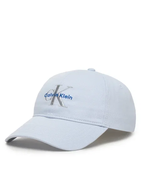 Calvin Klein Baseball sapka Monologo Embroidery Baseball Hat Kék világoskék