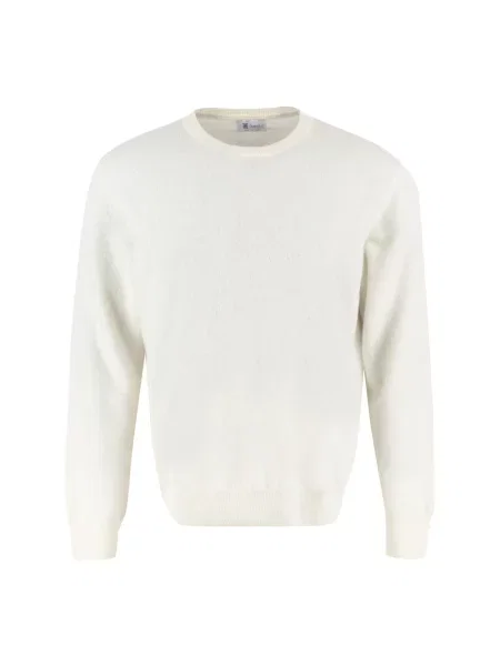 Sweter The (alphabet) żakardowy beżowy