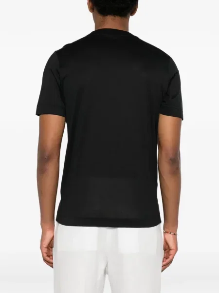 Tricou Sapio cu decolteu rotund negru