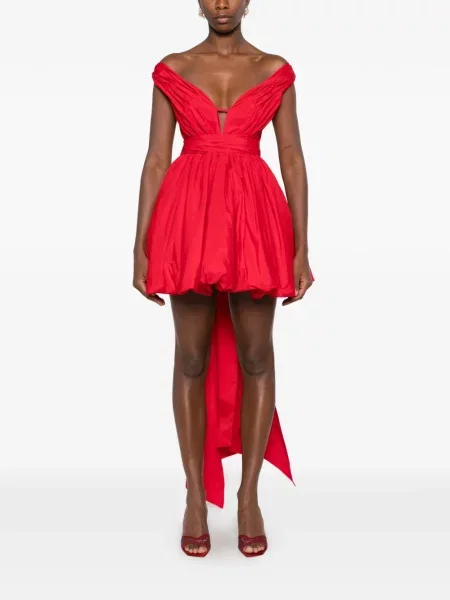 Rochie mini Blumarine cu funde roșu