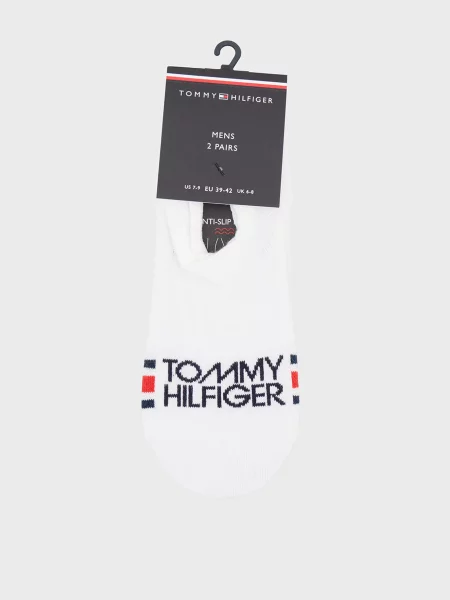 Шкарпетки Tommy Hilfiger з автографом білі
