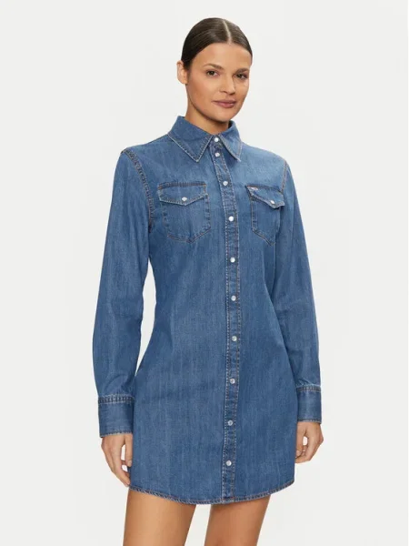 Tommy Jeans Rochie de blugi Western albastru