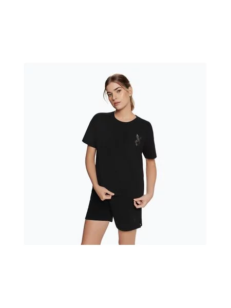 Тренувальна футболка Cardio Bunny Яскравий чорний