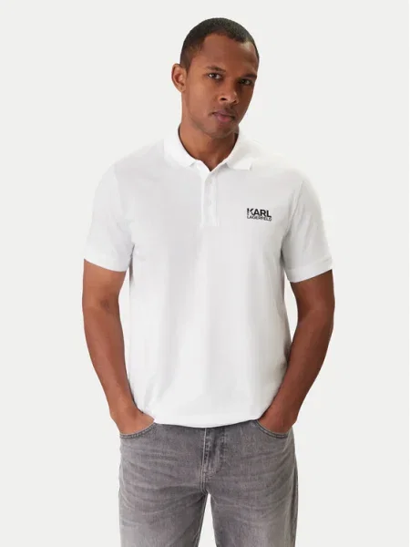 Karl Lagerfeld Polo tričko biela