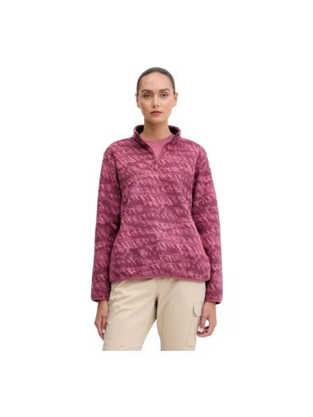 Bluza trekkingowa Jack Wolfskin Big Sky Half Zip raisin różowa