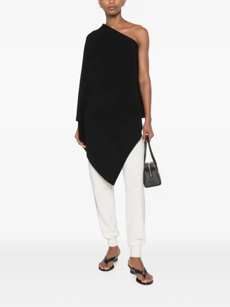 Poncho Sergio Moretti Firenze asimetric negru