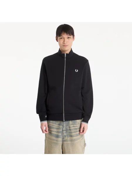 Mikina na zip Fred Perry černá